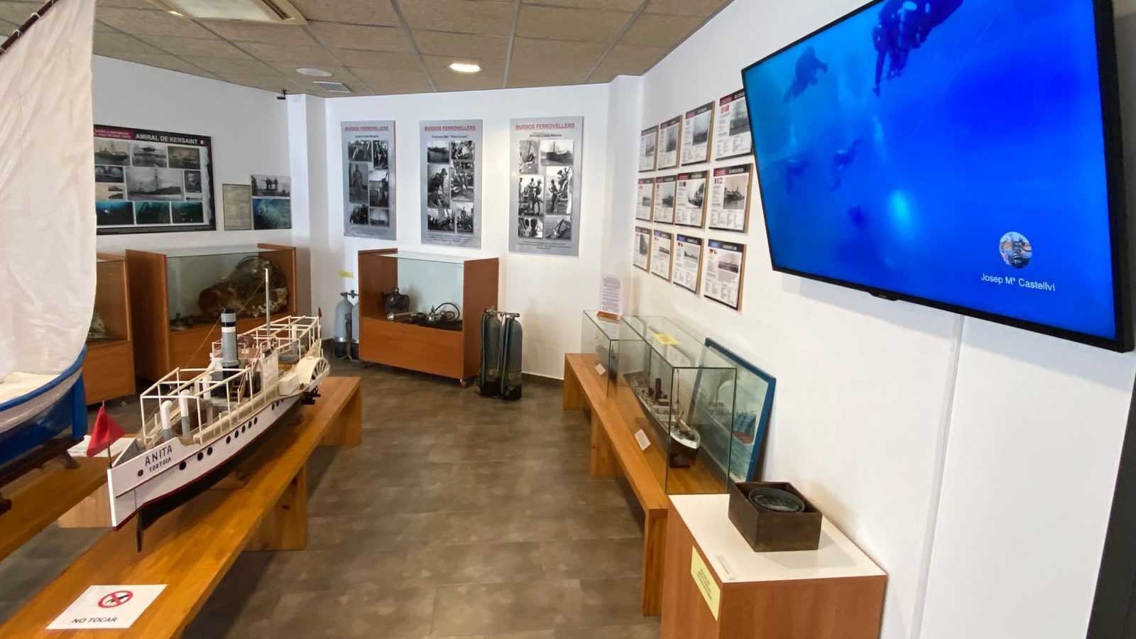 Exposició Vaixells enfonsats durant la 1a Guerra Mundial