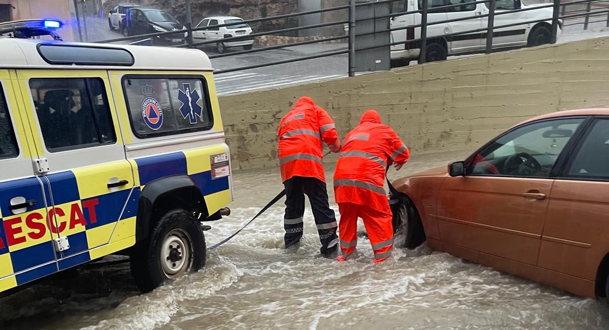L’Ametlla de Mar registra 271 litres per metre quadrat en un episodi intens de pluges